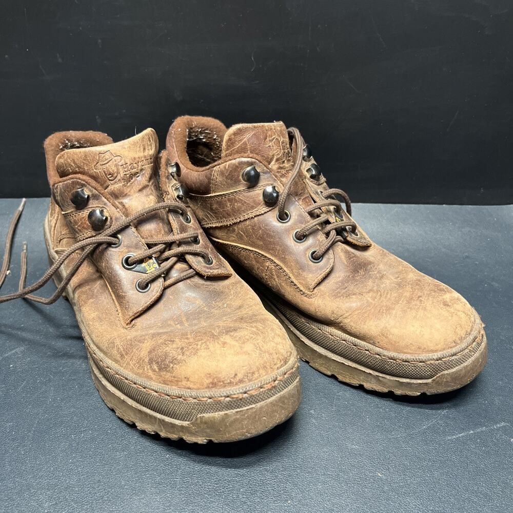 Havana Joe Brown Leather Ankle Boots Men’s Size 7.5 Women’s Size 9.
